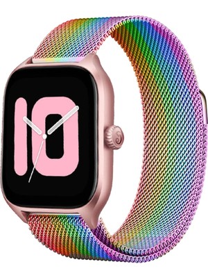 Mey Ithalat®  Watch 20MM Metal Mıknatıslı Kordon - Gökkuşağı