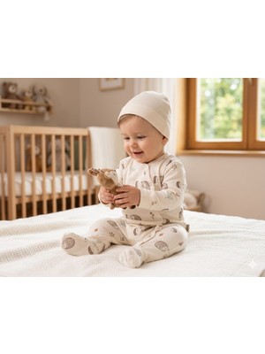 By Bubbles %100 Organik Pamuk Erkek Bebek Tulum