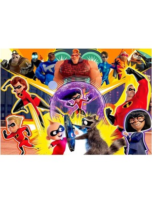 Uravas Store Mey Ithalat®  Incredibles 2 Puzzle 200 Parça