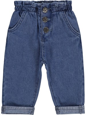 Civil Baby Duble Paça 6-18 Ay Pantolon - Mavi