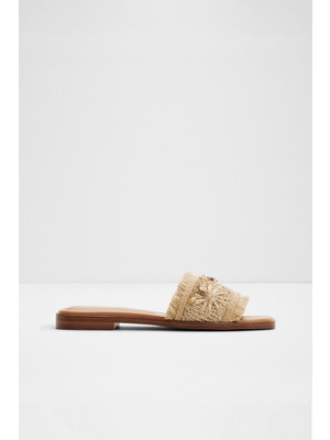 Aldo Aurana Sandalet Düz Terlik - Naturel