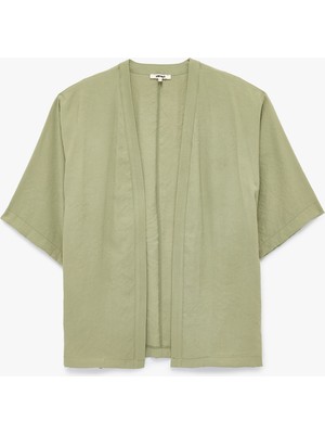 Koton Kısa Geniş Kollu Viskon Kimono