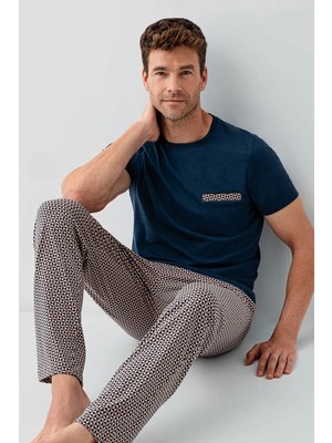Arnetta Erkek Lacivert Pijama Takım