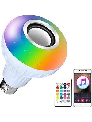 Ulu Pazarlama Bluetooth Hoparlör Akıllı LED Ampul Lamba (5570)