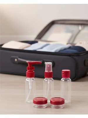 Ulu Pazarlama Taşınabilir 5 Parça Seyahat Kozmetik Dolum Seti 30 ml