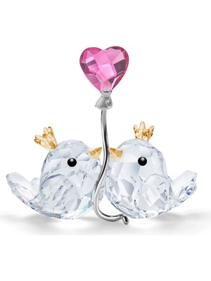 Swarovski Love Birds Pink Heart