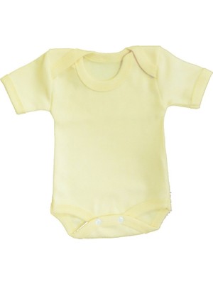 Sema Baby Yarım Kol Badi (Body) 0-3 Ay - Sarı