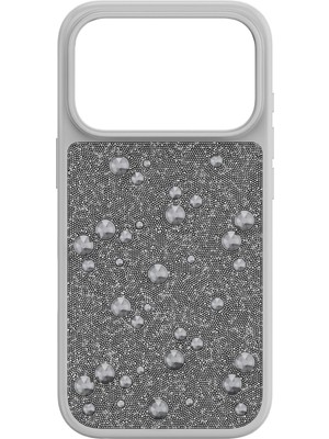 Swarovski High Akilli Telefon Kilifi Flat Back Kristaller Iphone® 17 Pro Gümüş Rengi