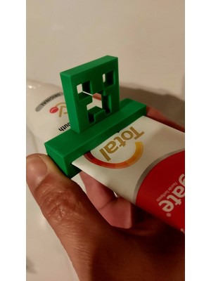 DIGIARTISAN3D Minecraft Hayranları Için Creeper Diş Macunu Sıkacağı