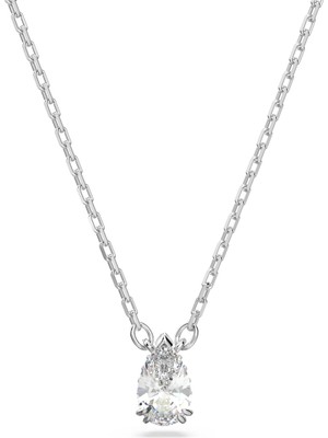 Swarovski Millenia Kolye Pear Cut Beyaz Rodyum Kaplama