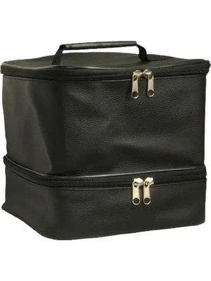 MarkEntegra Katlı Oje Çantası Siyah Profesyonel Kullanım