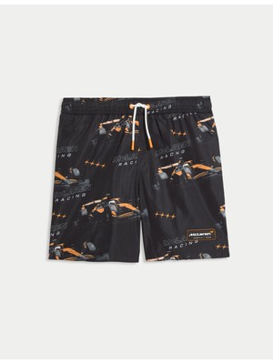 Marks & Spencer Mclaren F1 Takımı Baskılı Yüzme Şortu (6–16 Yaş)