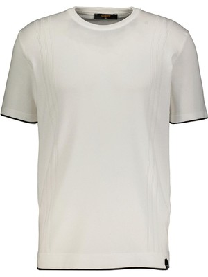 Cazador 34185 Erkek Bisiklet Yaka Triko T-Shirt