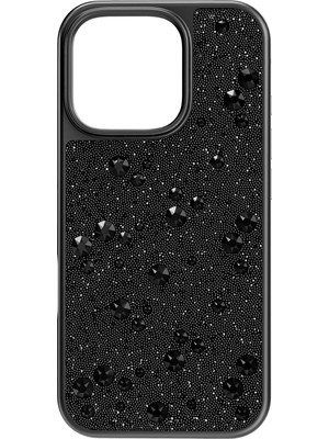 Swarovski High Akilli Telefon Kilifi Scattered Design Iphone® 16 Pro Siyah