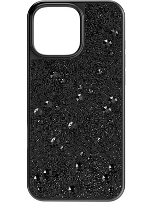 Swarovski High Akilli Telefon Kilifi Scattered Design Iphone® 16 Pro Max Siyah