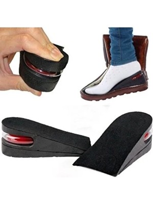 Byanes Hava Yastıklı Boy Uzatıcı Tabanlık Boy Uzatan Gizli Topuk Taban 5 cm Gizli Ayakkabı Boy Yükseltici