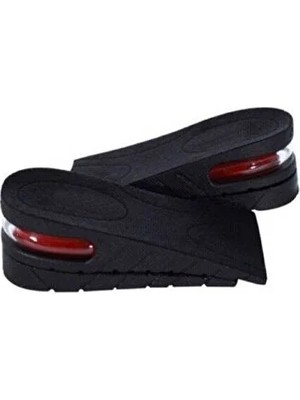 Byanes Ünisex 4 cm Boy Uzatıcı Tabanlık Hava Yastıklı Tek Parça Ayakkabı Tabanlığı Gizli Topuk Yükselten