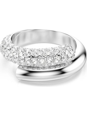 Swarovski Dextera Yüzük Beyaz Rodyum Kaplama 55