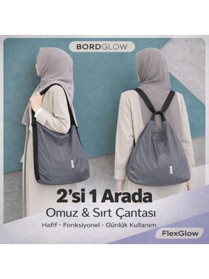 Bordglow Flexglow 2’si 1 Arada Su Itici Omuz & Sırt Çantası – Hafif ve Fonksiyonel