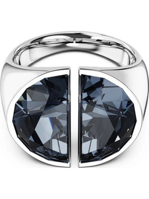 Swarovski Lucent Yüzük Gray Rodyum Kaplama 55