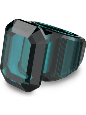 Swarovski Lucent Yüzük Octagon Cut Yeşil 55