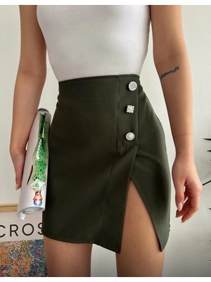 Luord - Store Üç Taşlı Mini Etek