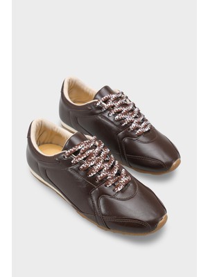 Capone Outfitters Catarina Yan Şerit Detaylı Bağcıklı Günlük Spor Kadın Sneaker Ayakkabı