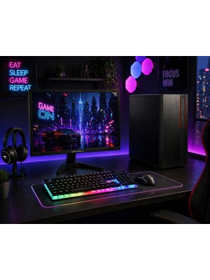 Arestech Intel I5 4440 8 GB Ram R7 240 4 GB 240 SSD Wifi  RGB Klvaye Mouse 22 Inc WIN10 Oyun Bilgisayarı