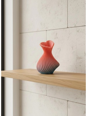 Luord - Store Mey Ithalat® Kalp Tasarımlı Modern Dekor Vazo 15 cm Şık ve Estetik Görünüm