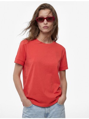 Koton Slim Fit Kısa Kollu Bisiklet Yaka Basic Tişört