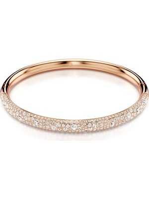 Swarovski Meteora Bileklik Kar Pavé Beyaz Pembe Altin Rengi Kaplama L