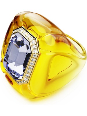 Swarovski Dulcis Kokteyl Yüzük Yastik Kesim Pavé Sari 55