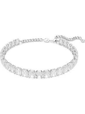 Swarovski Millenia Choker Octagon Cut Beyaz Rodyum Kaplama