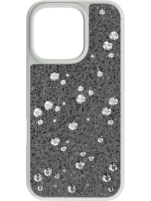 Swarovski High Akilli Telefon Kilifi Scattered Design Iphone® 16 Pro Gümüş Ton