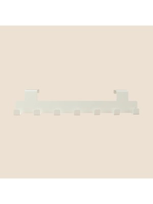 Matmel Living 7'li Kapı Arkası Askı - Krem - 40X8X8 cm