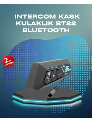 Renas Store BT22 Kask Bluetooth Kulaklık Su Geçirmez Motosiklet Sistemi