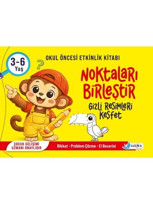 Harika Çocuk Yayınları Noktaları Birleştir Kitabı 3-6 Yaş Nevbahar Erçoklu Yazarlı Eğlenceli Etkinlik