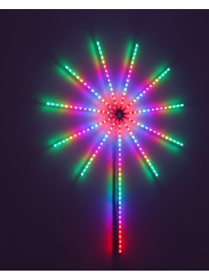 Renas Store Modüler Rgb LED Duvar Işığı Efektli Uzaktan Kumandalı