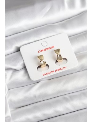 Renas Store 14K Gold Renk Kaplama cm Kadın Küpe - TJ-BKP11400