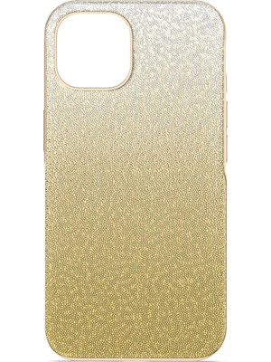 Swarovski High Akilli Telefon Kilifi Iphone 14 Sari Altin