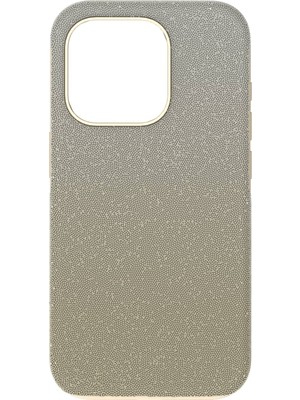 Swarovski High Akilli Telefon Kilifi Iphone 15 Pro Sari Altin