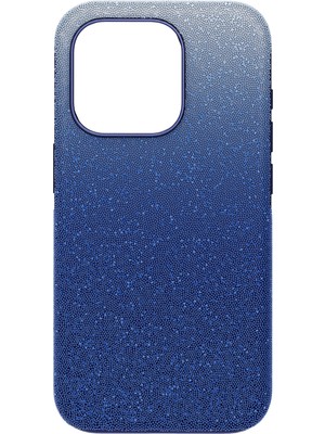 Swarovski High Akilli Telefon Kilifi Iphone 15 Pro Mavi