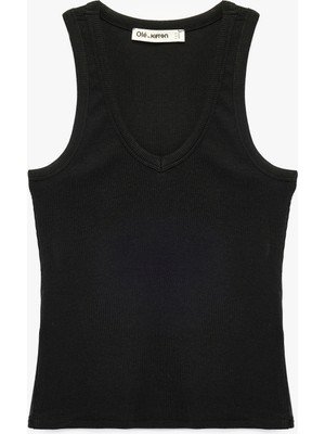 Koton Kaşkorse Modal Karışımlı V Yaka Kolsuz Slim Fit Atlet