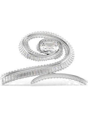 Swarovski Capsule Saç Tokasi Beyaz Rodyum Kaplama