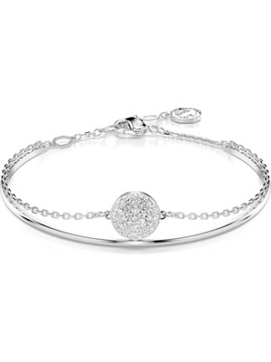 Swarovski Meteora Bileklik Beyaz Rodyum Kaplama M