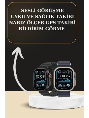 Renas Store Akıllı Saat Sesli Görüşme Titreşimli Gps Bağlantısı Müzik Dinleme Sosyal Medya Bildirimleri