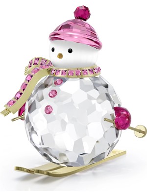 Swarovski Holiday Cheers Dulcis Snowman Pink