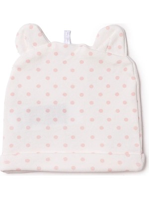 Hellobaby Kız Bebek Şapka Puantiye Baskılı