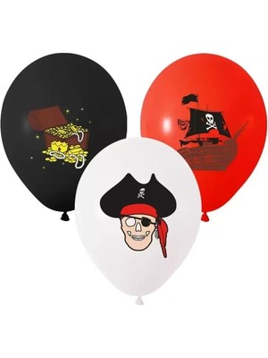 Kitabevimden Balonevi Balon 3+0 Korsan Baskılı 12" Pastel 100 Lü