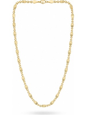 Clariss cm 14K Gold Renk Lazer Model 45 cm Kadın Kolye